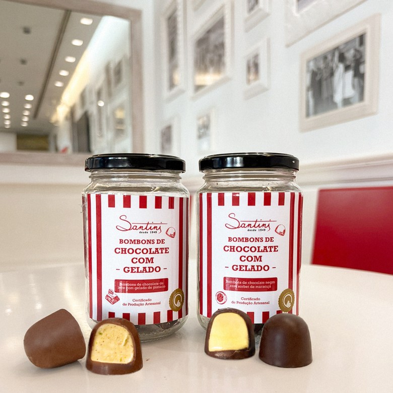 Bombons gelados Santini
